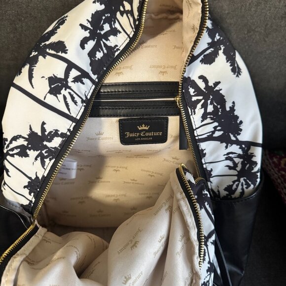 Juicy Couture Backpack in Relic Palm Print. - Picture 4 of 12
